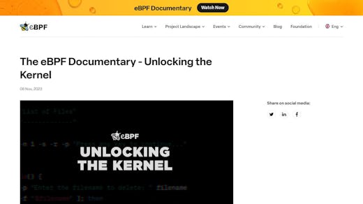 Unlocking the Kernel - The eBPF Documentary
