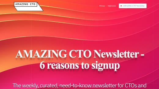 Amazing CTO Newsletter